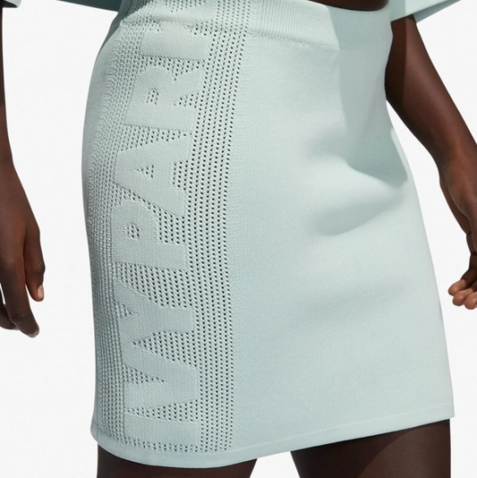 Adidas Ivy Park Mint Green Knit Skirt Size Small