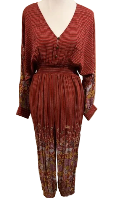 Anthropologie Breezy Open-Back Jumpsuit Size Medium