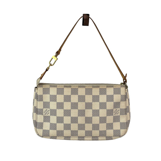 Louis Vuitton Pochette Accessories White  Damier Azur Bag