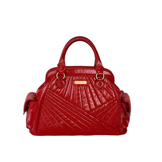 Isabella Fiore Red Patent Leather Hand bag