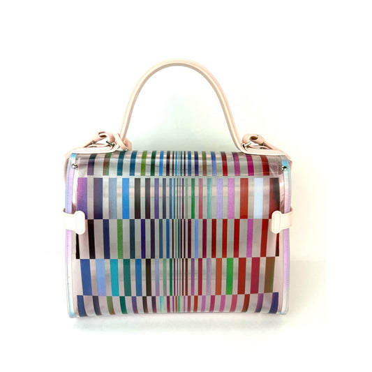 Delvaux PVC Tempete The Eye Catcher Multicolor Satchel Bag