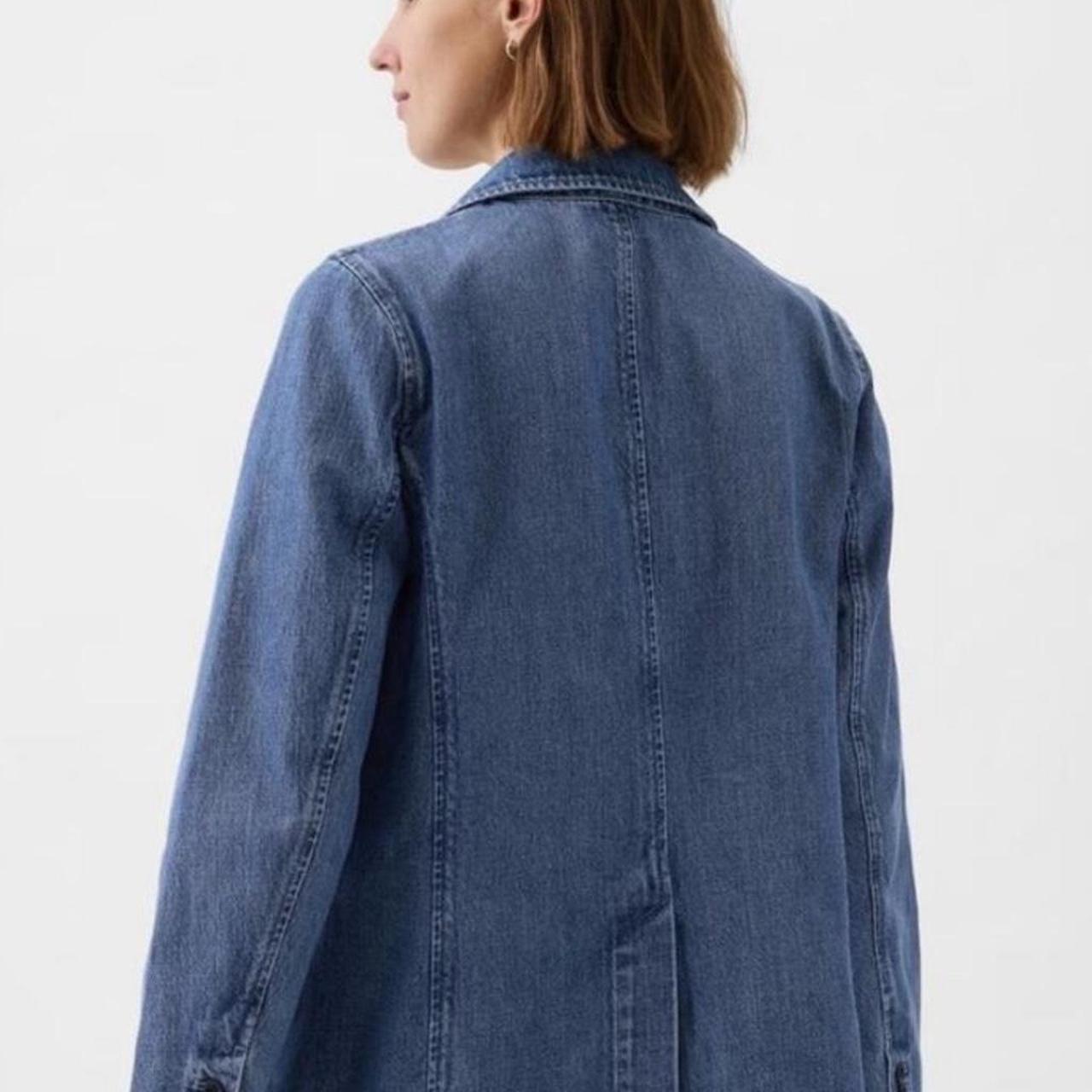 Gap Denim Blue Denim Blazer Size XLarge