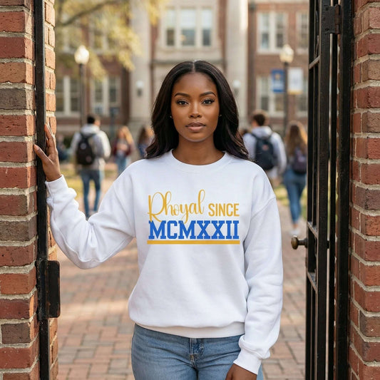 Rhoyal Since MCMXXII Sigma Gamma Rho Sorority Sweatshirt