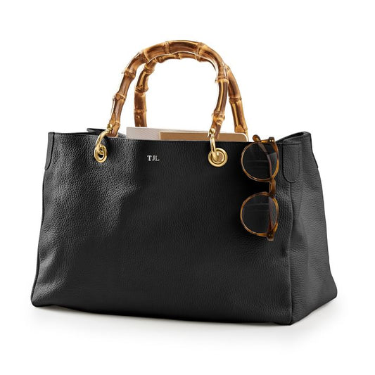 Mark and Graham Bamboo Elisabetta Slouch Handbag