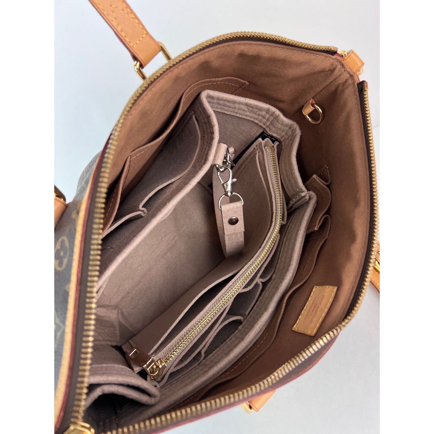 Louis Vuitton Palermo PM Monogram Zippered Tote Bag