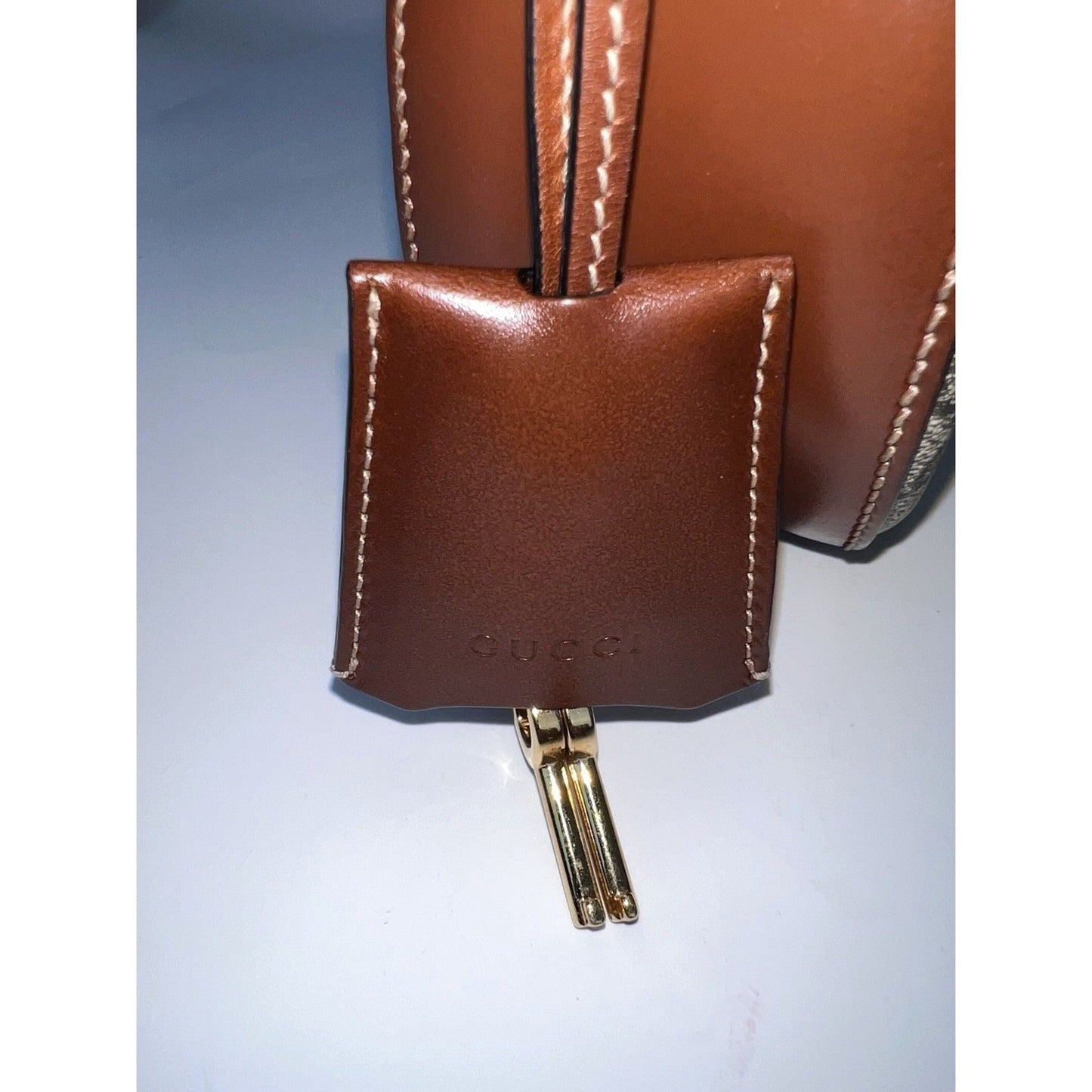 Gucci GG Supreme Web Padlock Black Messenger Shoulder Bag