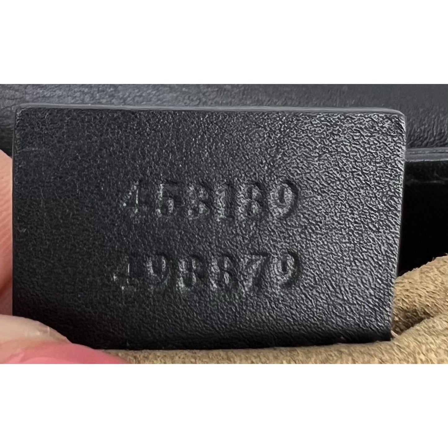 Gucci GG Supreme Web Padlock Black Messenger Shoulder Bag