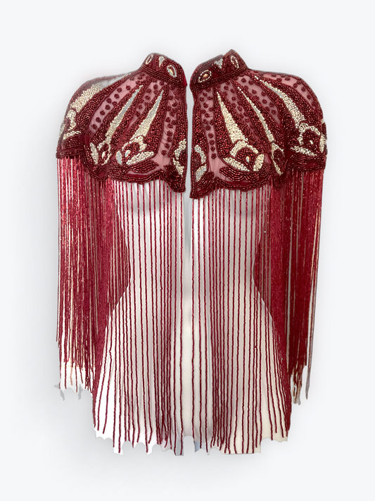 Cherry Peacock Cape