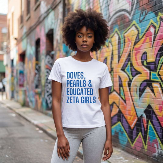 Doves & Pearls Sorority T-Shirt