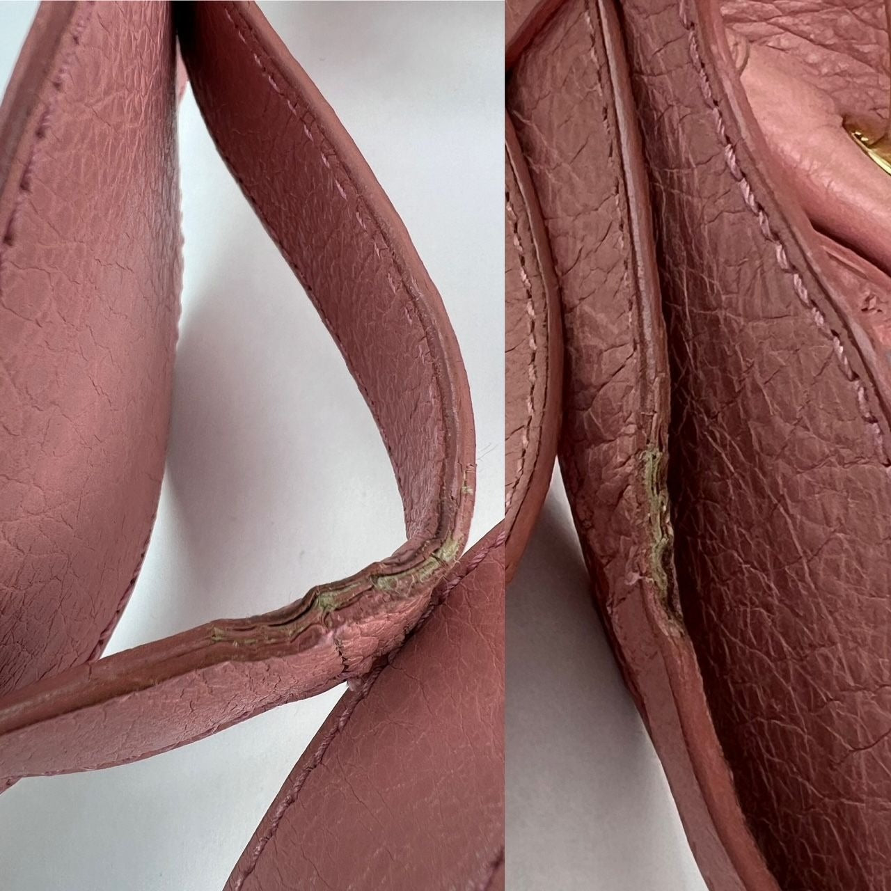 Balenciaga agneau Giant 12 Gold Hardware Mini Pompon Rose Pink Bucket Bag