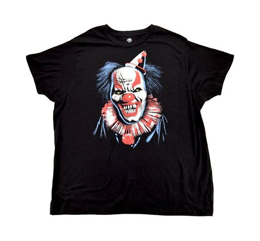 Celebrate Halloween Scary Clown Face Graphic T-Shirt Size 2X
